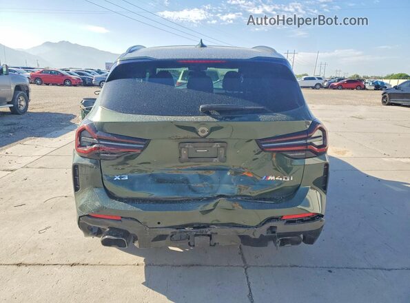 5UX83DP03N9K79940 2022 BMW X3 Green Widok z tyłu
