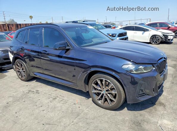 5UX83DP03N9L45273 2022 BMW X3 Black Առջևի աջ