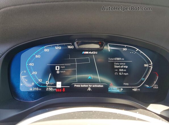 5UX83DP03N9L45273 2022 BMW X3 Black Սարքավորումների վահանակի տեսք