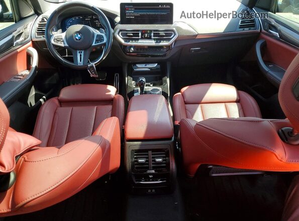 5UX83DP03N9L45273 2022 BMW X3 Black Առջևի վահանակի տեսք