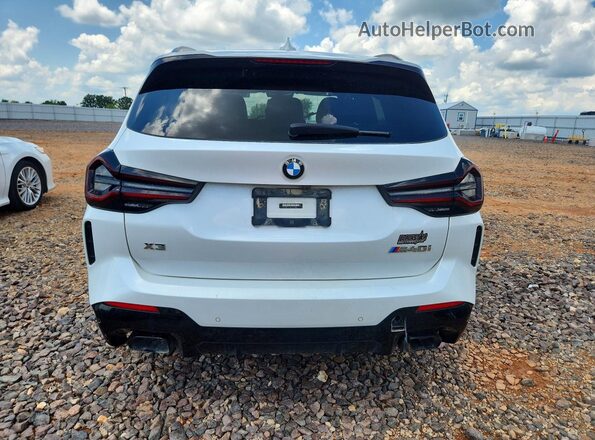 5UX83DP03P9P82287 2023 BMW X3 White უკანა ხედი