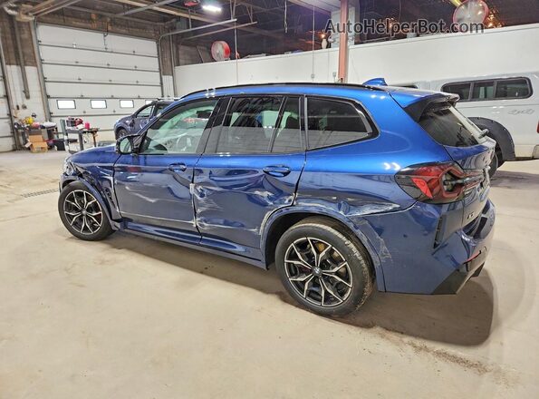 5UX83DP03R9W77994 2024 BMW X3 Blue Tył lewy