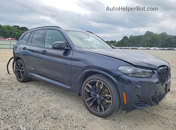 5UX83DP04R9X00859 2024 BMW X3 Black Передня права чверть