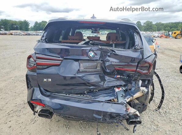 5UX83DP04R9X00859 2024 BMW X3 Black Вид ззаду
