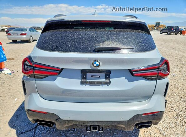 5UX83DP06P9S79501 2023 BMW X3 Silver Հետևի տեսք
