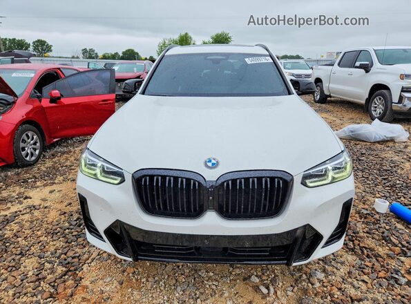 5UX83DP08N9K05557 2022 BMW X3 White Widok z przodu