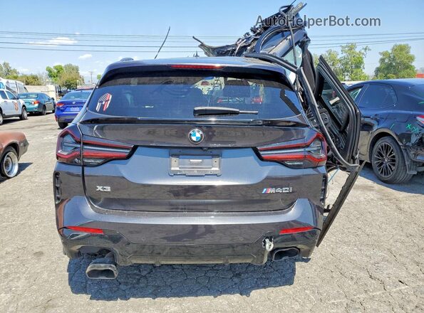 5UX83DP08N9M63450 2022 BMW X3 Черный Вид сзади
