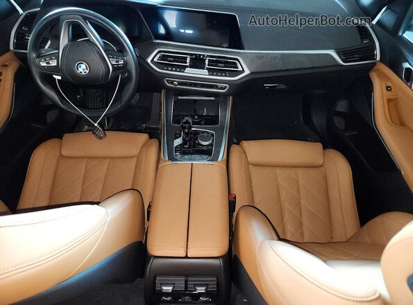 5UXCR4C00P9N73376 2023 BMW X5 White წინა პანელის ხედი