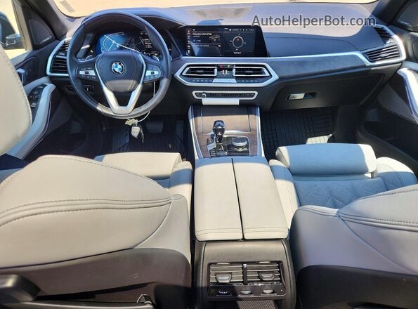 5UXCR4C00P9R29468 2023 BMW X5 Green წინა პანელის ხედი