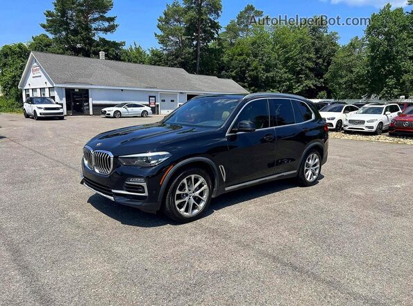 5UXCR4C01M9D94830 2021 BMW X5 Black Trasero izquierdo