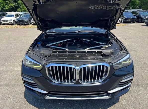 5UXCR4C01M9D94830 2021 BMW X5 Black Vista del salpicadero