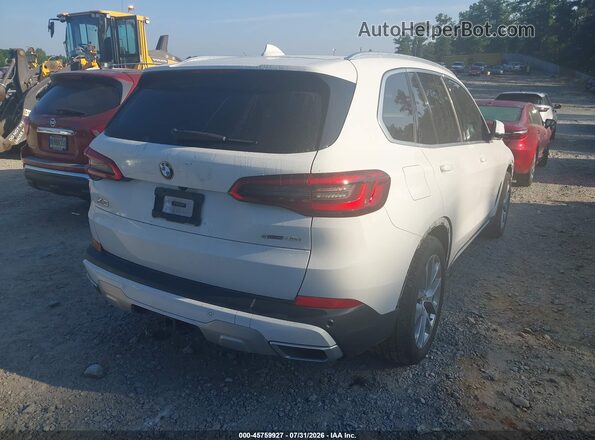 5UXCR4C02L9B44317 2020 BMW X5 White Задня права чверть
