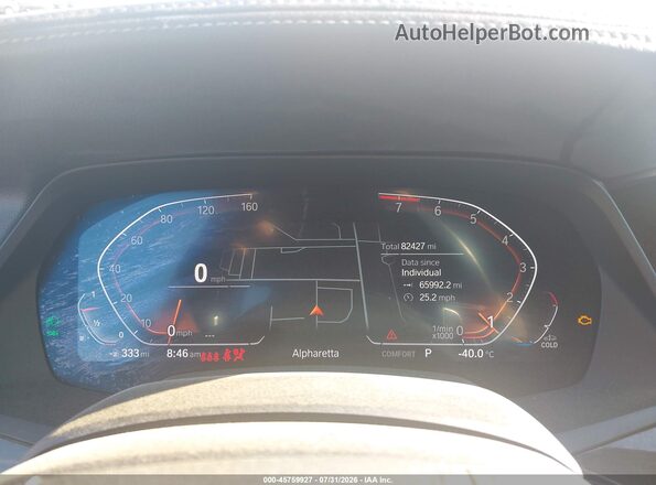 5UXCR4C02L9B44317 2020 BMW X5 White Вид задніх сидінь