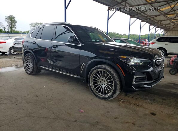5UXCR4C02P9N55655 2023 BMW X5 Black Передня права чверть
