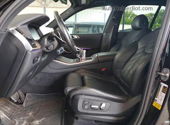 5UXCR4C02P9N55655 2023 BMW X5 Black Вид салону спереду