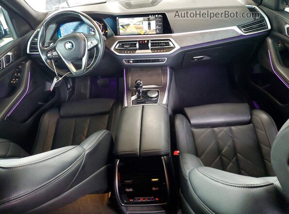 5UXCR4C02P9N55655 2023 BMW X5 Black Вид панелі приладів
