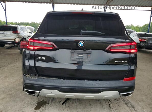 5UXCR4C02P9N55655 2023 BMW X5 Black Вид ззаду