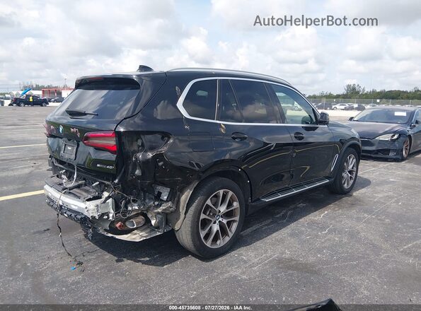 5UXCR4C02P9P21365 2023 BMW X5 Black Задня права чверть