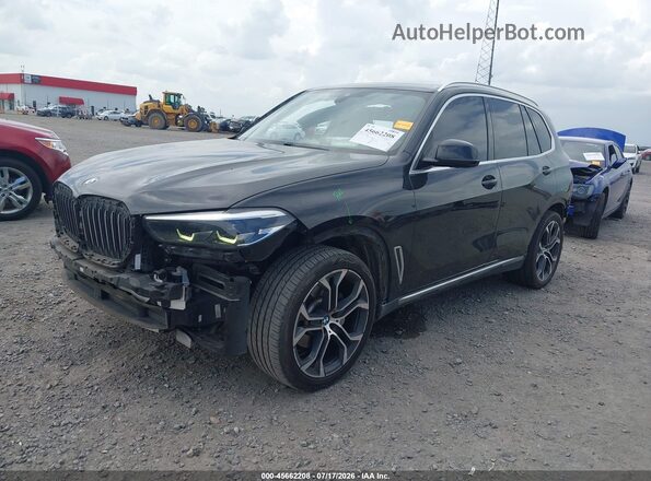 5UXCR4C03LLT18685 2020 BMW X5 Black Front left