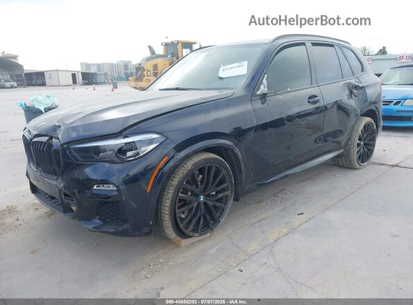 5UXCR4C04L9B60311 2020 BMW X5 Black წინა მარცხენა ხედი სამი მეოთხედიდან