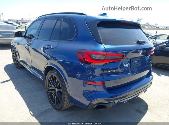 5UXCR4C04M9G33559 2021 BMW X5 Blue უკანა მარცხენა