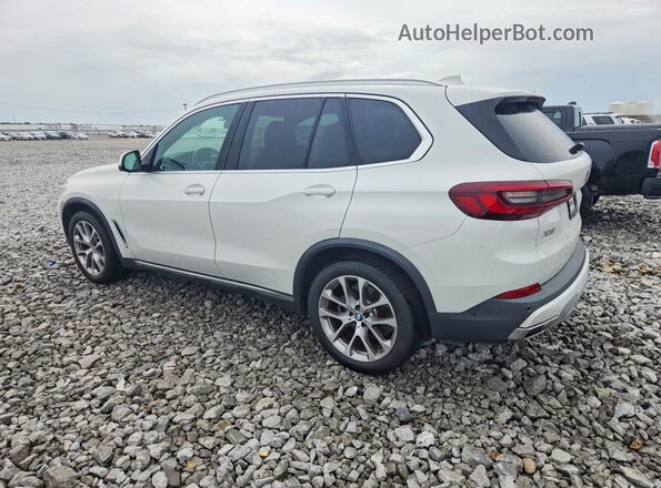 5UXCR4C04N9J24232 2022 BMW X5 White Trasero izquierdo