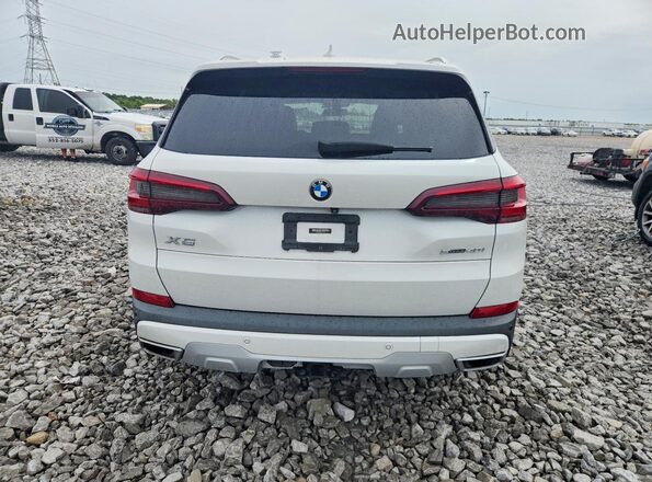 5UXCR4C04N9J24232 2022 BMW X5 White Vista trasera