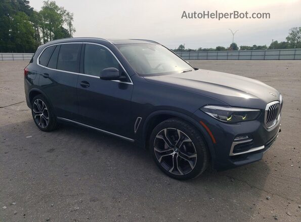 5UXCR4C05LLT18929 2020 BMW X5 Серый Передняя правая четверть