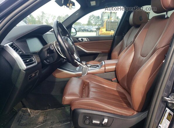 5UXCR4C05LLT18929 2020 BMW X5 Серый Вид салона спереди
