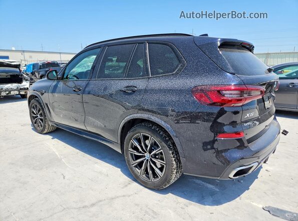 5UXCR4C06N9J28072 2022 BMW X5 Black Հետևի ձախ