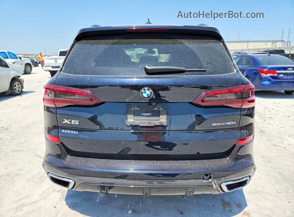 5UXCR4C06N9J28072 2022 BMW X5 Black Հետևի տեսք
