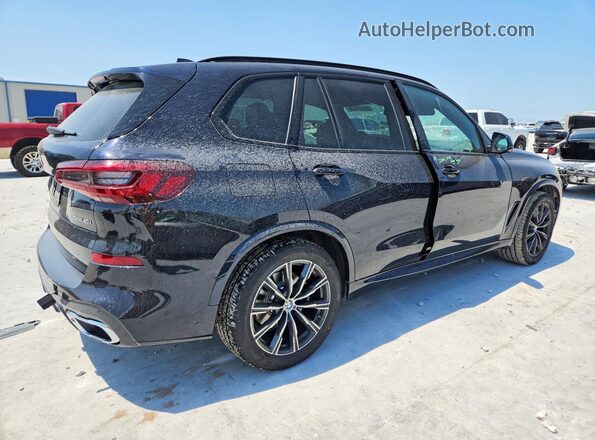5UXCR4C06N9J28072 2022 BMW X5 Black Հետևի աջ