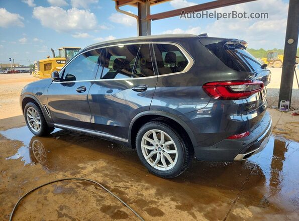 5UXCR4C07L9B09188 2020 BMW X5 Blue Trasero izquierdo
