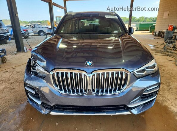 5UXCR4C07L9B09188 2020 BMW X5 Blue Vista frontal