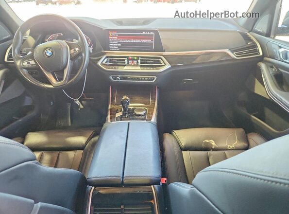 5UXCR4C07L9B09188 2020 BMW X5 Blue Vista del salpicadero