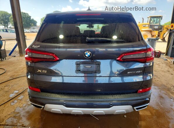 5UXCR4C07L9B09188 2020 BMW X5 Blue Vista trasera