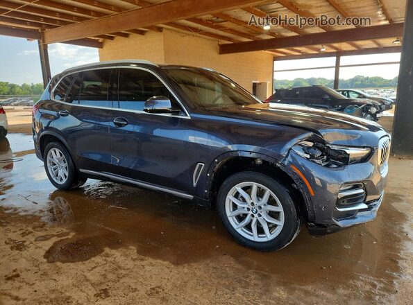 5UXCR4C07L9B09188 2020 BMW X5 Blue Delantero derecho