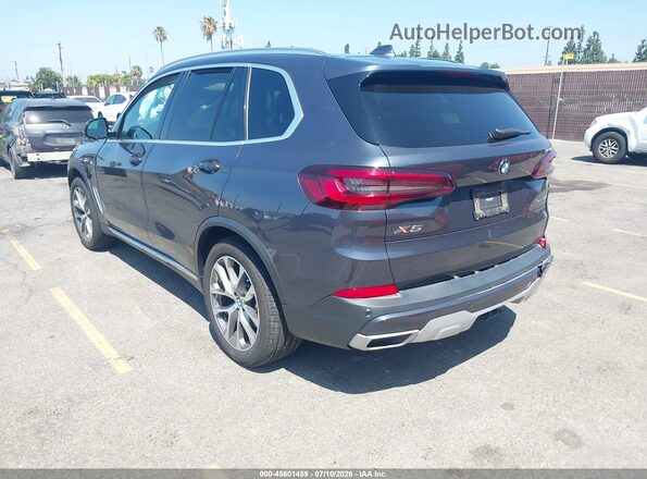 5UXCR4C07M9F09625 2021 BMW X5 Blue Rear left