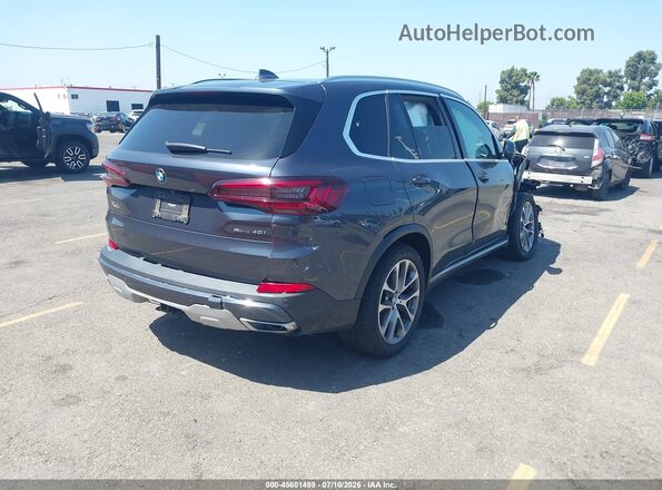 5UXCR4C07M9F09625 2021 BMW X5 Blue Rear right