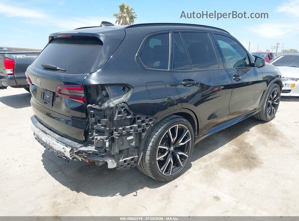 5UXCR4C07N9K27936 2022 BMW X5 Black Հետևի աջ