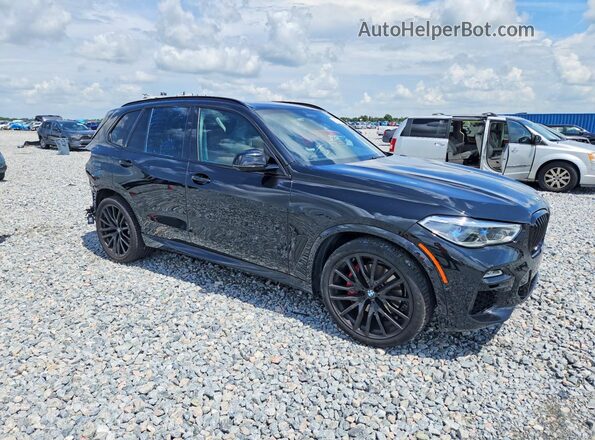 5UXCR4C08M9G71764 2021 BMW X5 Black Передня права чверть