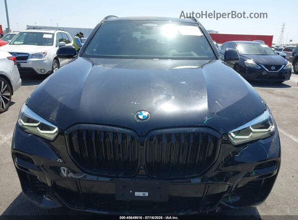5UXCR4C09N9M02848 2022 BMW X5 Black ხელსაწყოთა პანელის ხედი