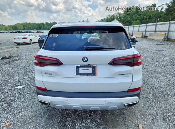 5UXCR4C0XM9G60703 2021 BMW X5 White Rear view