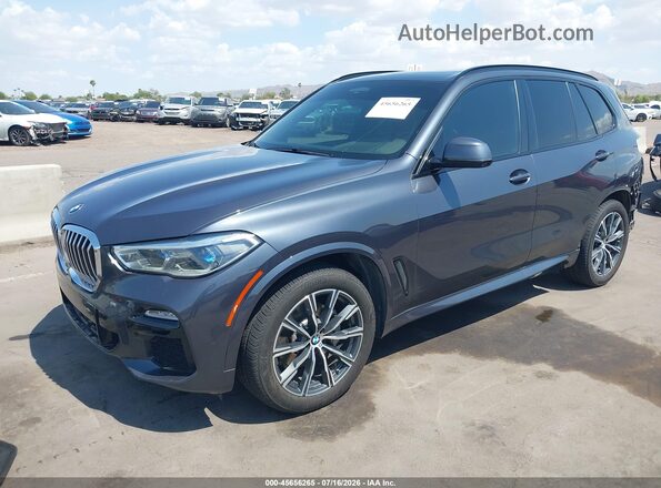 5UXCR6C00L9C72597 2020 BMW X5 Gray Vista tres cuartos delantera izquierda
