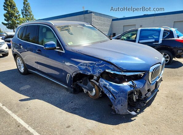 5UXCR6C01L9B64957 2020 BMW X5 Blue Front right