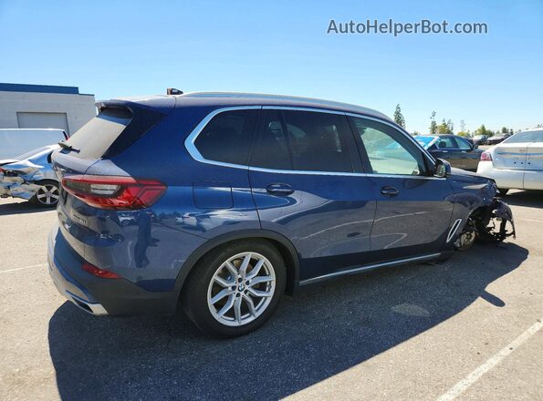 5UXCR6C01L9B64957 2020 BMW X5 Blue Rear right