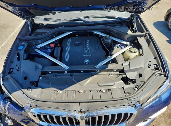 5UXCR6C01L9B64957 2020 BMW X5 Blue Rear interior view