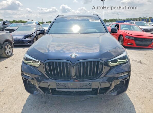 5UXCR6C01L9C95063 2020 BMW X5 Black Front view