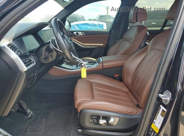 5UXCR6C01L9C95063 2020 BMW X5 Black Front interior view