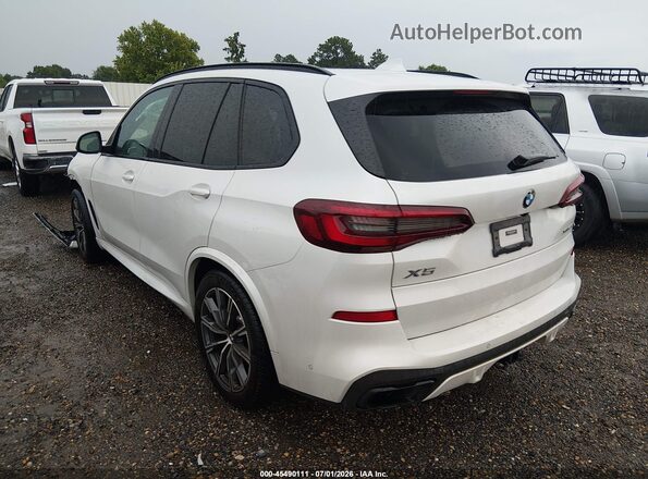 5UXCR6C01M9D93978 2021 BMW X5 White Հետևի ձախ